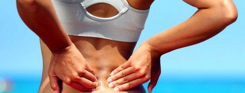 Apatinės nugaros dalies skausmas: disko išvarža, nugaros spazmai, išialgija.