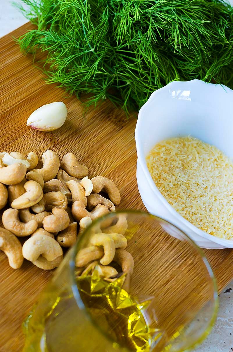 krapu pesto padazas uztepele receptas