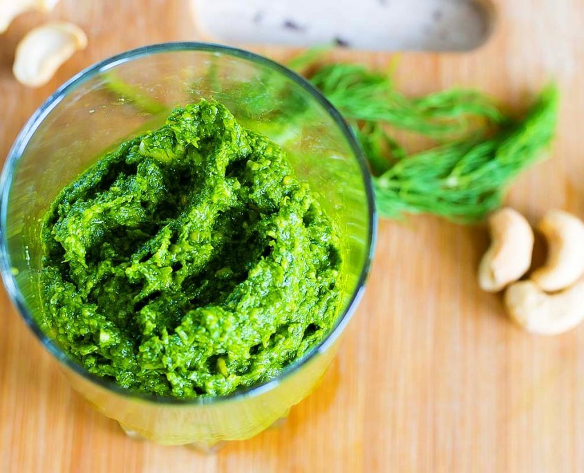 krapu uztepele pesto padazas receptas