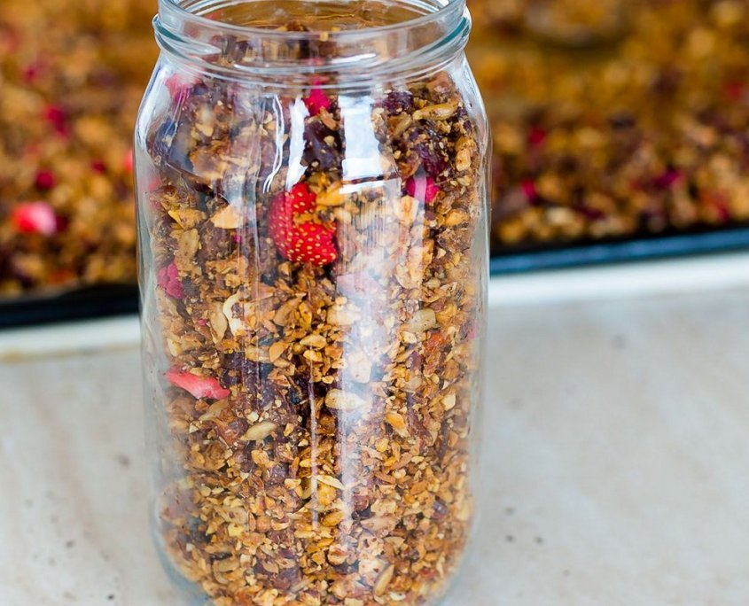 Namine granola receptas sudetis su nuotraukomis
