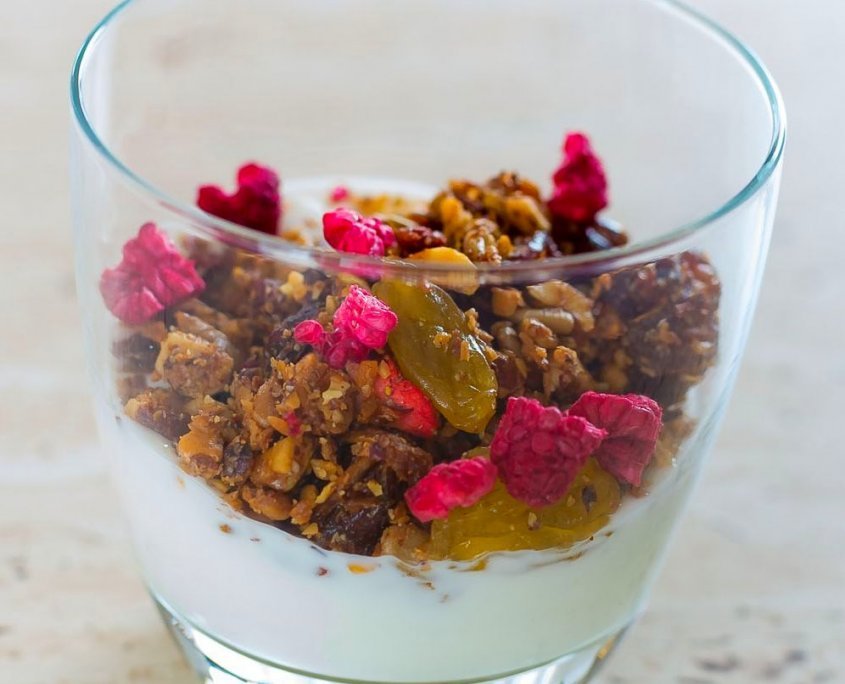 Namine granola receptas sveikas desertas uzkandis pusryciams