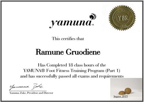 Yamuna Foot Fitness Training Program