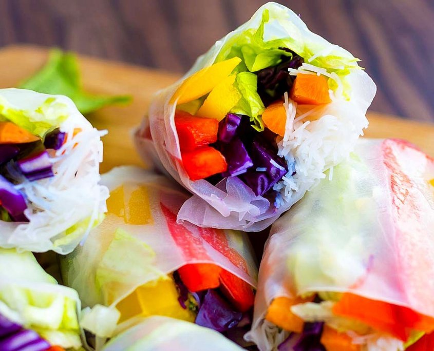 spring rolls suktinukai su darzovemis mango padazas receptas
